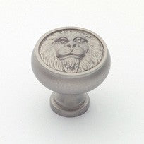 Satin Nickel Lion Knob 1.25"