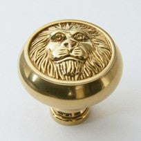 Tarnish Lion Knob 1.25"