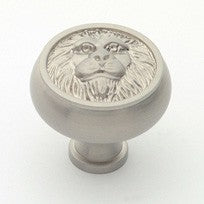 Satin Nickel Lion Knob 1.5"