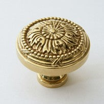 Tarnish Ornate Knob 1.25"