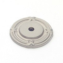 Satin Nickel Ribbon Back Plate 1.5"