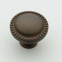 Oil-Rubbed Bronze Beaded Knob 1.25"