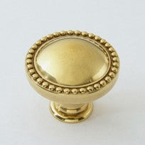 Tarnish Beaded Knob 1.25"