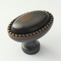 Kensington Beaded Oval Knob