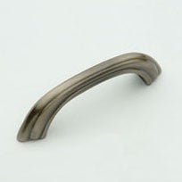 Antique Nickel Ornate Pull 3"
