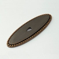 Kensington Beaded Oval Back Plate