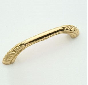 Polished Brass Elegant Pull 4"