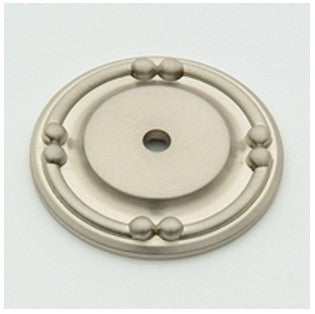 Satin Nickel Elegant Back Plate 1.75"