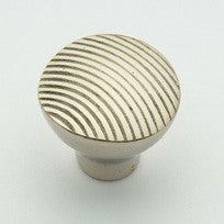 Sterling Stripped Knob 1.5"