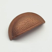 Natural Bronze Hammered Cup Pull