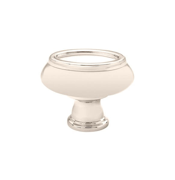Polished Nickel Oval Knob 1.5"