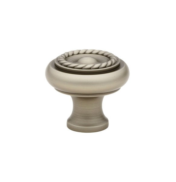 Pewter Roped Knob 1.75"