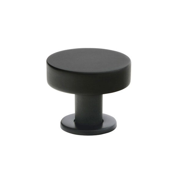 Flat Black Cadet Knob 1.75"