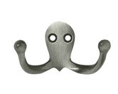 Antique Nickel Double Hook