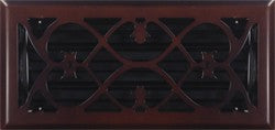 Oil Rubbed Bronze Victorian Floor Vent 2X14"