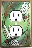 Dragonfly Outlet Switch Plate