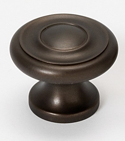 Chocolate Bronze Traditional Knob 1 1/4"