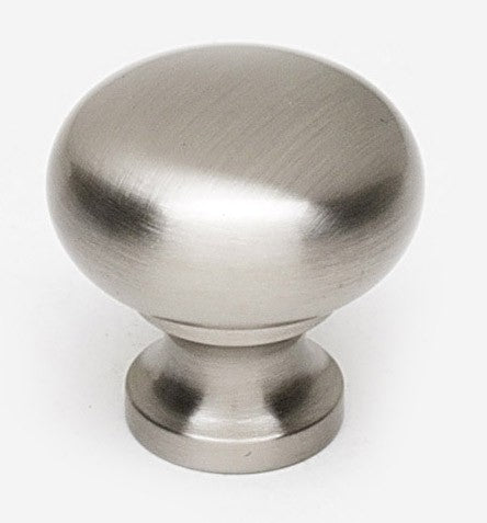 Satin Nickel Round Knob 1 1/4"