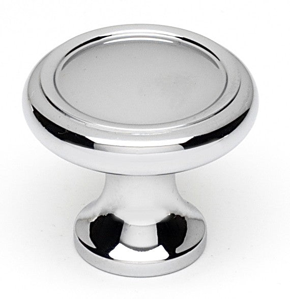 Old-Fashioned Polished Chrome Knob 1.25"