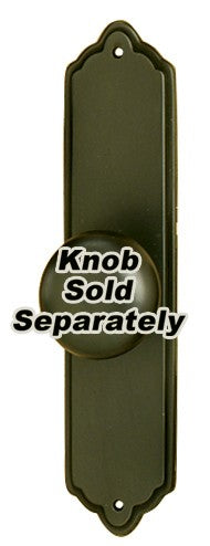 Rectangular Chocolate Bronze Back Plate