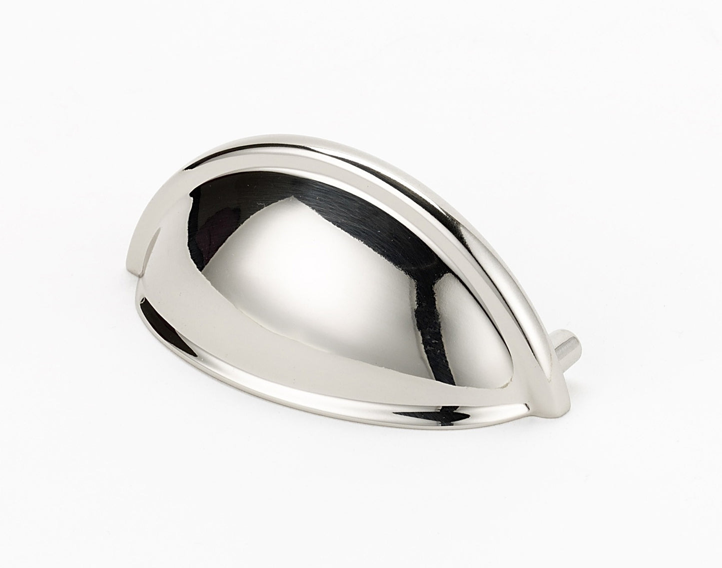 Polished Nickel Cup Pull 3.5"