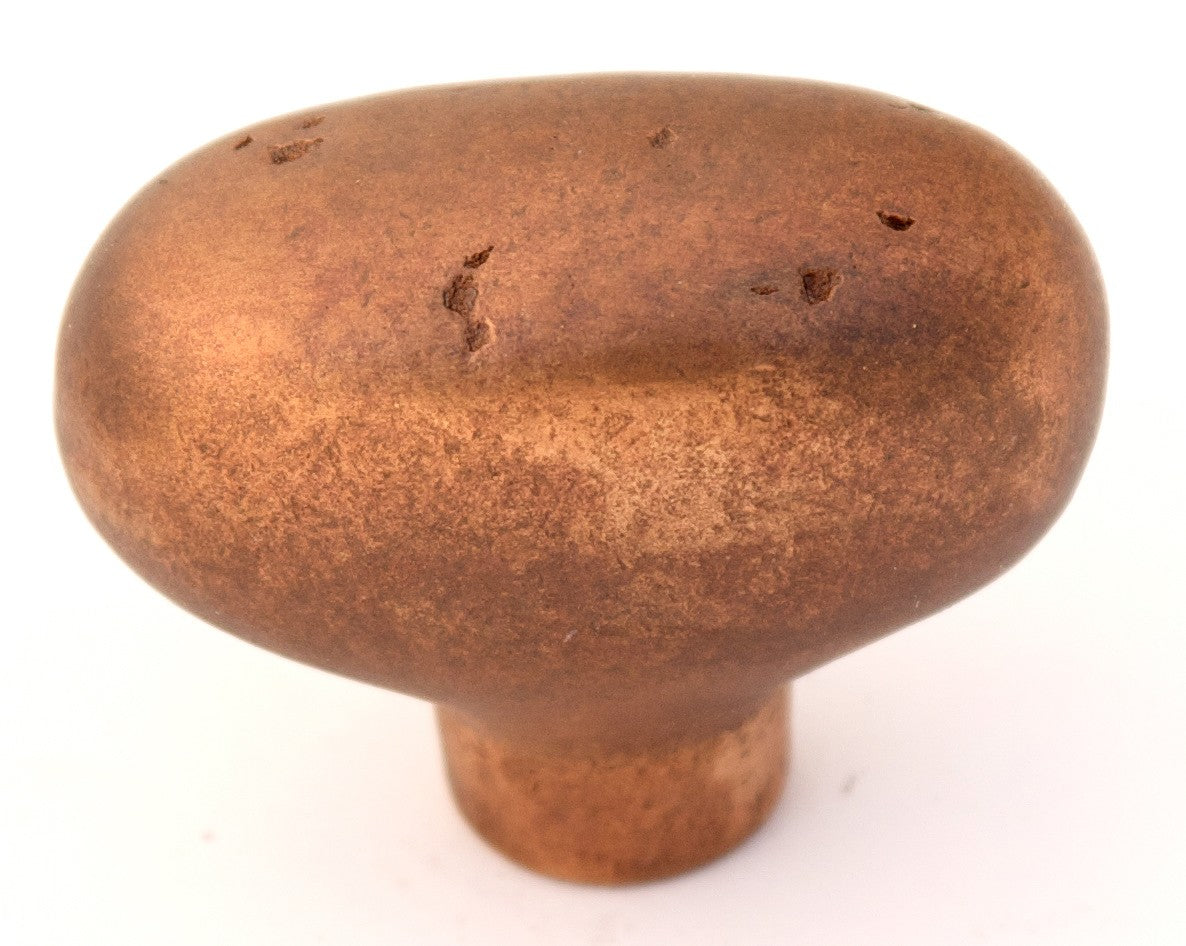 Rust Bronze Rustic Oval Knob