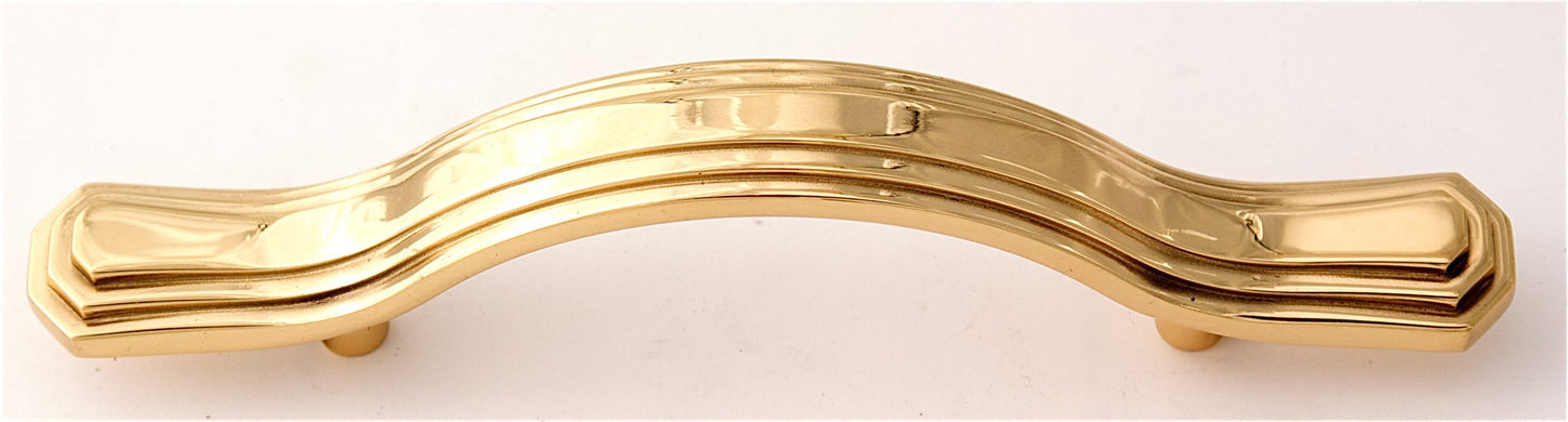 Classic Polished Brass Pull 3"