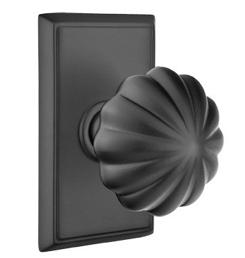 No. 1004 Door Knob (RCT) Flat Black