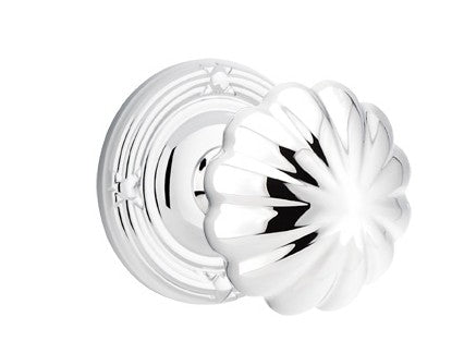 No. 1004 Door Knob (RBR) Polished Chrome