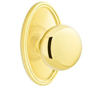 No. 1005 Door Knob (OVL) PVD