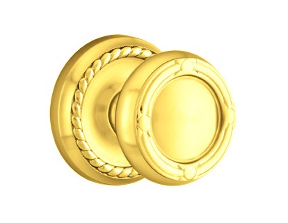 No. 1009 Door Knob (RPD) Polished Brass