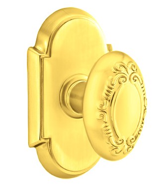 No. 1011 Door Knob (ARC) Polished Brass