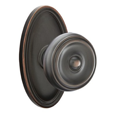 No. 1012 Door Knob (OVL) Oil Rubbed Bronze