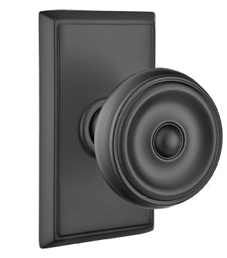 No. 1012 Door Knob (RCT) Flat Black