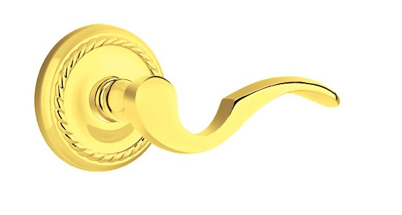 No. 5000 Door Lever (RPD) Polished Brass