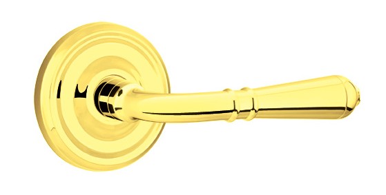 No. 5002 Door Lever (RND) Polished Brass