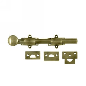 8" Surface Bolt in Antique Brass