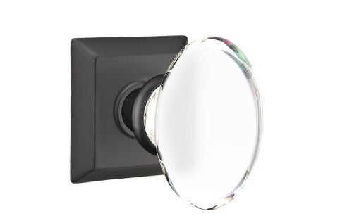 No. 1020 Door Knob (SQR) Flat Black