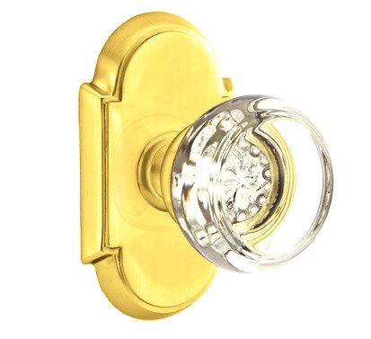 No. 1026 Door Knob (ARC) Polished Brass