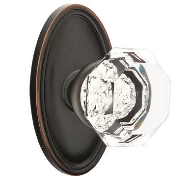 No. 1028 Door Knob (OVL) Oil Rubbed Bronze