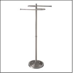 Satin Nickel "S" Shaped Towel Rack