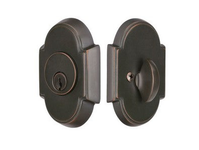 Arched Single Cylinder Deadbolt Oil Rubbed Bronze