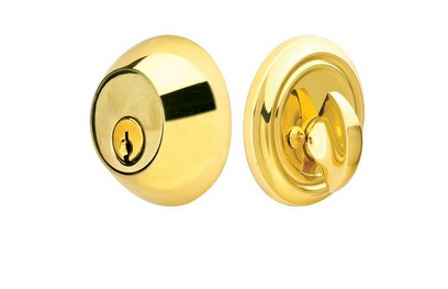 Regular Double Cylinder Deadbolt Polished Brass