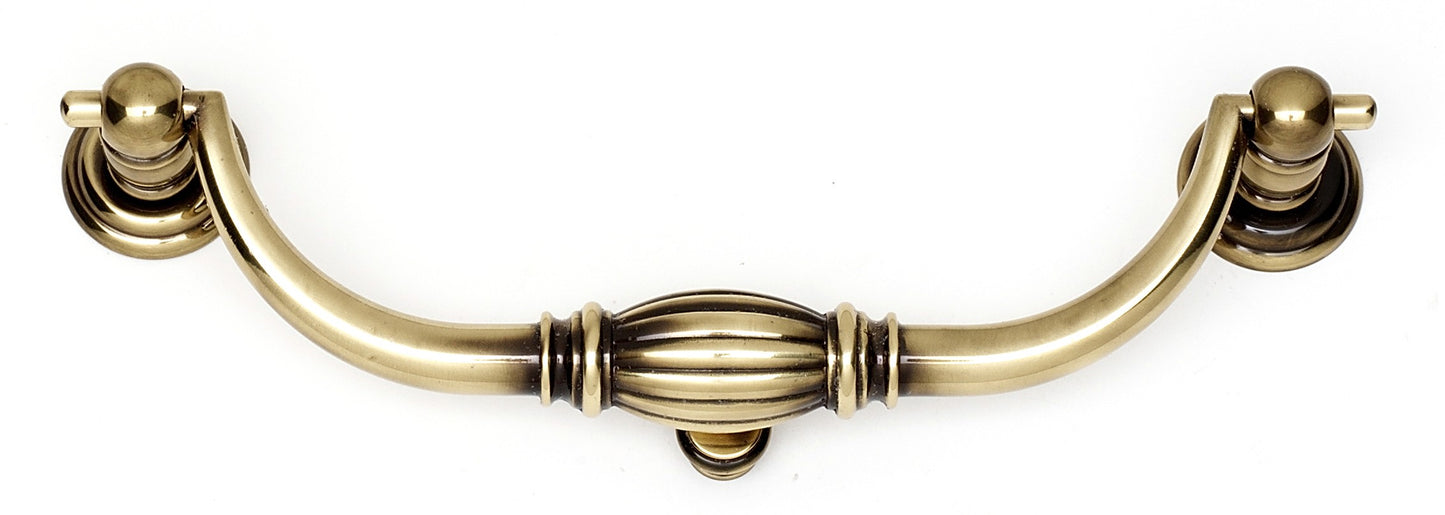 Polished Antique Bail Pull 8"
