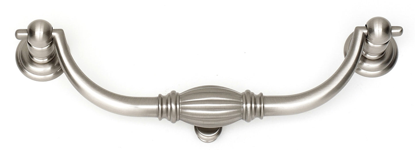 Satin Nickel Bail Pull 8"