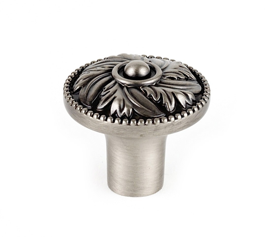 Pewter Hickory Knob 1.5"