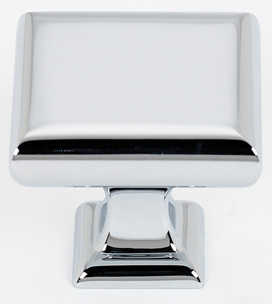 Polished Chrome Square Knob 1"
