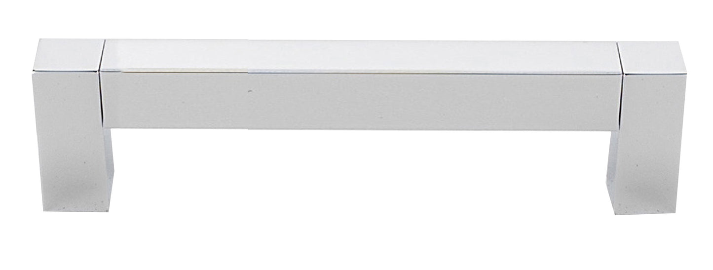Polished Chrome Block Pull 3.5"