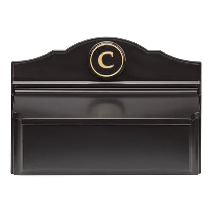 Colonial Wall Mailbox Package Mailbox & Monogram (6 Colors)