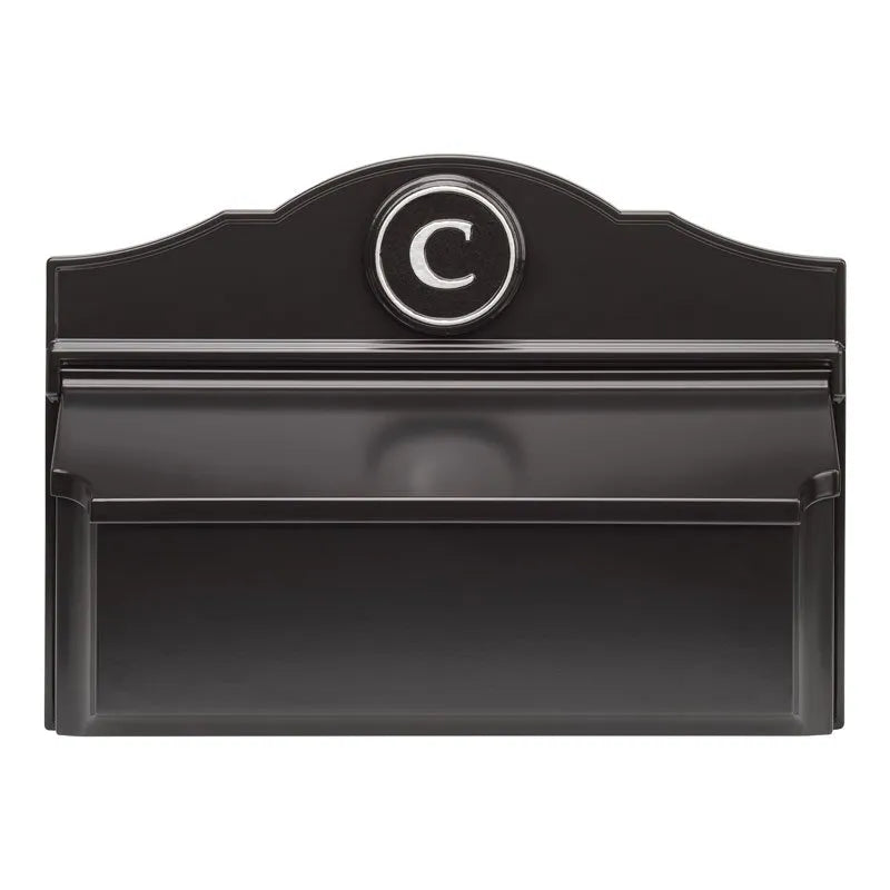 Colonial Wall Mailbox Package Mailbox & Monogram (6 Colors)